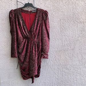 Lavish Alice Diamanté Velvet Mini Dress